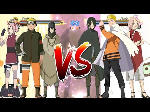 เปิดศึก!!ทีม 7  The last  VS ทีม 7 Road to Boruto  | Naruto ultimate ninja storm 4