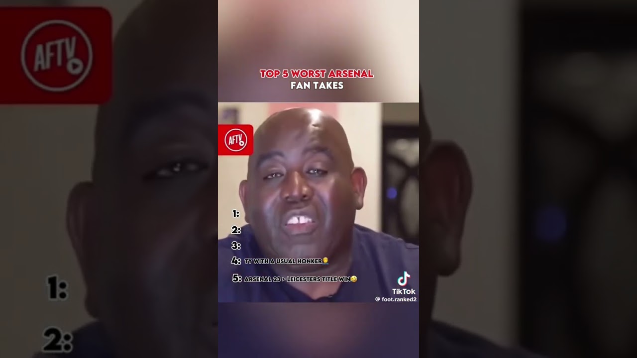 Top 5 worst Arsenal fan football takes 