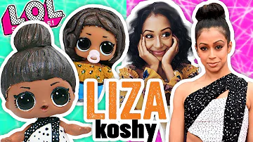 LIZA KOSHY with LOL SURPRISE DOLLS & Lil Sister! - Toy Transformations!