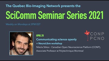 SciComm Seminar Series 2021 - Nikola Stikov