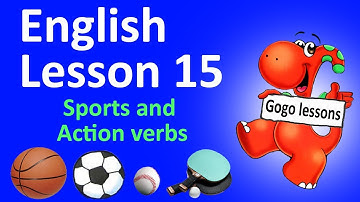 English Lesson 15 – Sports and Action Verbs | ENGLISH COURSE FOR KIDS