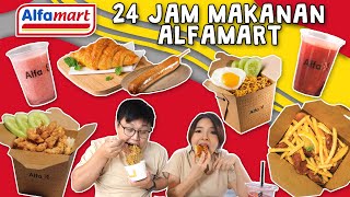 24 JAM MAKAN MAKANAN ALFAMART !! MODAL 50 RIBU BISA KENYANG !!