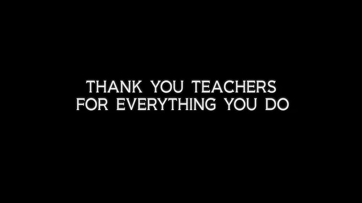 Teacher Appreciation 2020