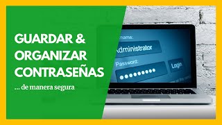 Cómo ORGANIZAR Y GUARDAR CONTRASEÑAS de forma SEGURA con un GESTOR DE CONTRASEÑAS 😎 screenshot 2