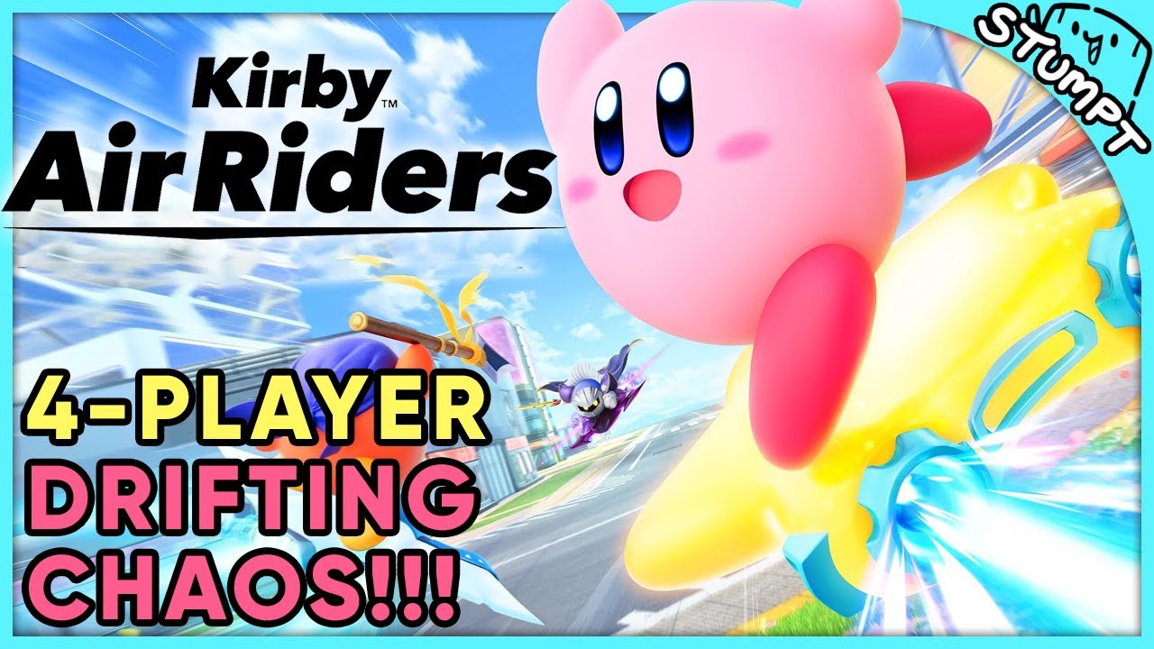 4-Player Drifting CHAOS!! - Kirby Air Riders