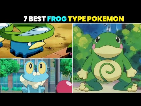 7 Best Frog Type Pokemon | Best Frog Type Pokemon | Best Water Type Pokemon | Pokemon Ranking Hindi