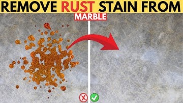 How to Remove Rust Stains from Marble Using Baking soda