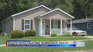 Peoria police probe suspicious death on East Bluff