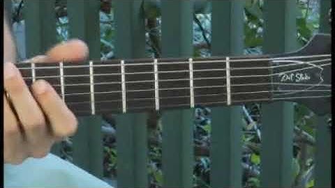 Playing C Minor 6 in 3rd Inversion Arpeggios on Guitar