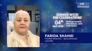 Alumni Social JTC Girls - Ms Farida Shahid
