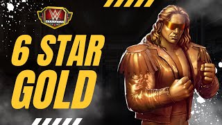 6 Star Gold-Hall of Fame Bret Hart-WWE Champions