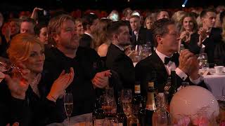 Måns och Viggo Möller tar emot Fairplaypriset på Idrottsgalan 2024