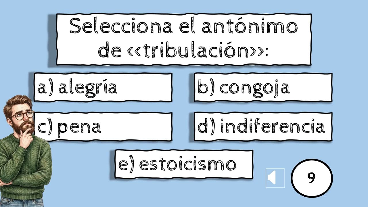Antónimos en 15 minutos. Epi. Nº24. Razonamiento verbal. Pruebas de ingreso a Universidades