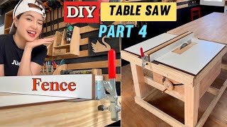 I Make A Table Saw Fence For My Homemade Table Saw | DIY Table Saw ( Part 4 ) by Jung DIY 31,438 views 4 days ago 16 minutes