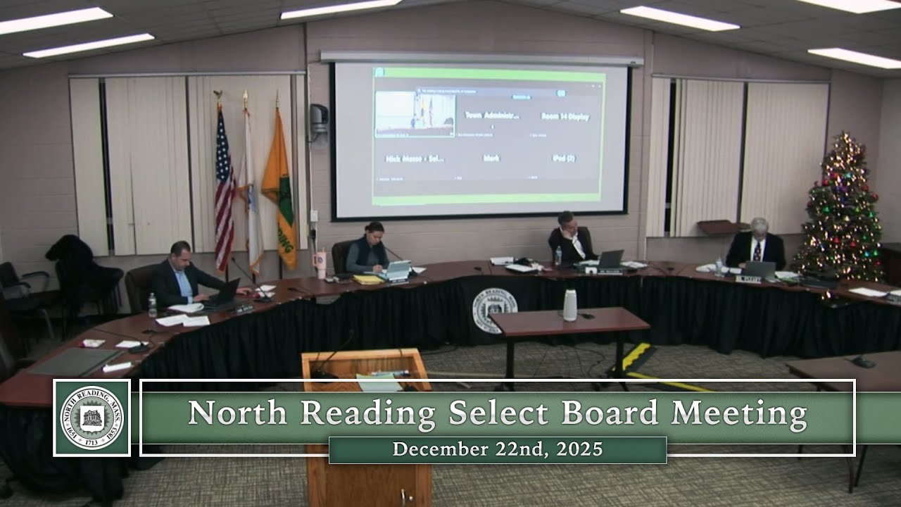 North Reading Select Board Meeting - December 22, 2025