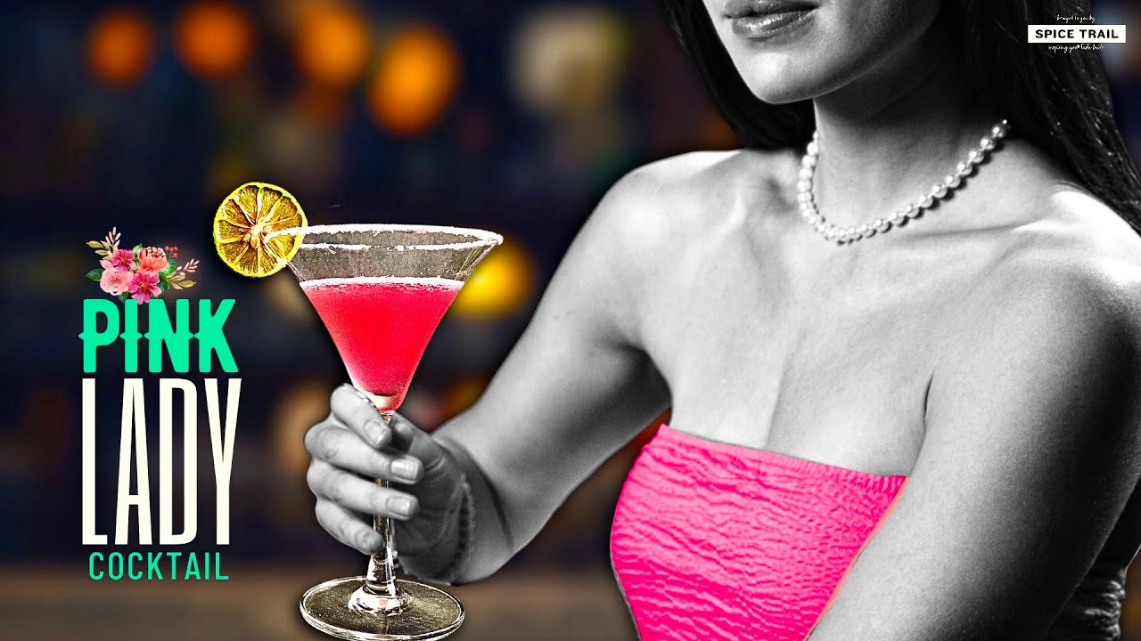 Pink Lady Cocktail | How to make Pink Lady Cocktail | Pink Lady Drink ⚡ ...