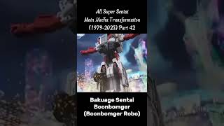 All Super Sentai Main Mecha Transformation (1979-2025) Part 42 #supersentaiseries #shorts