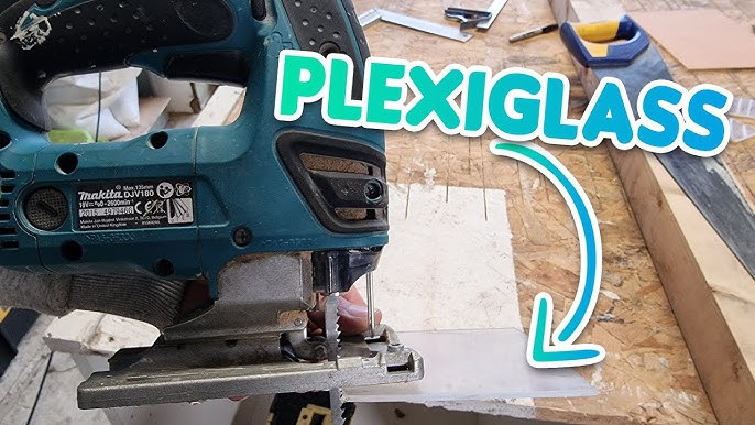 How to cut plexiglass/acrylic fast and easy with an oscillating