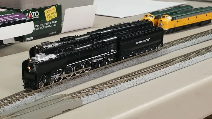 Kato N FEF3 with ESU LokSound V5 upgrades/modifications, Kato N E8 ESU LokSound proof of life