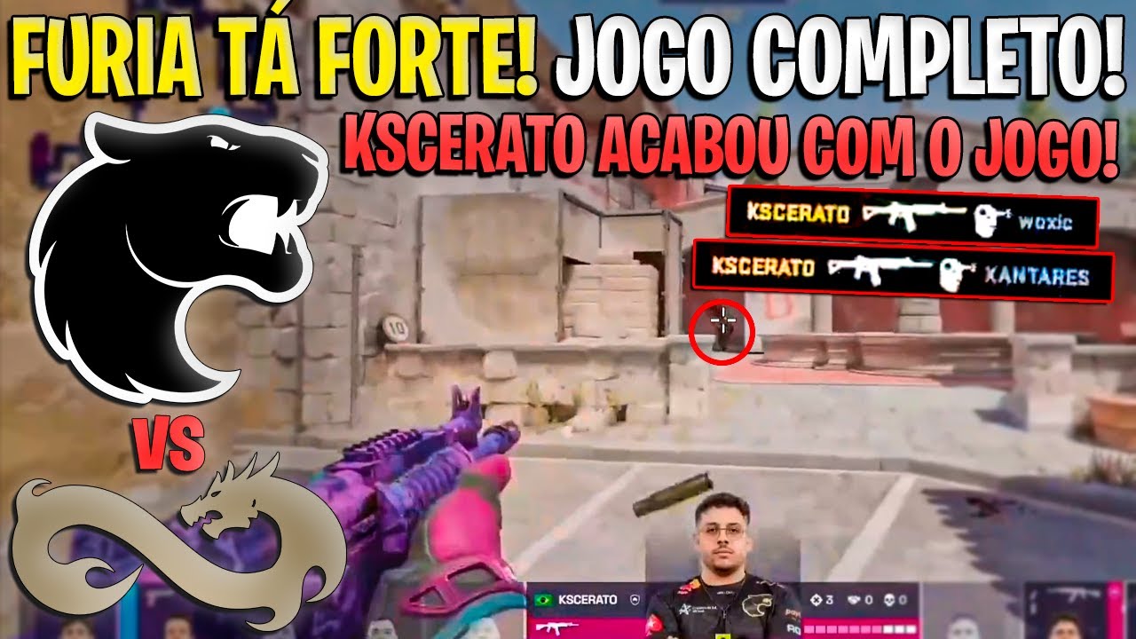 QUE JOGO DA FURIA!🔥👏 FURIA vs ETERNAL FIRE (PARTIDA COMPLETA) - YaLLa ...