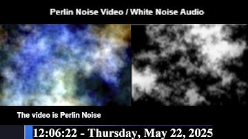 LIVE Paranormal Experiment Stream: Perlin Noise Video & Live Filtered Experiment Audio