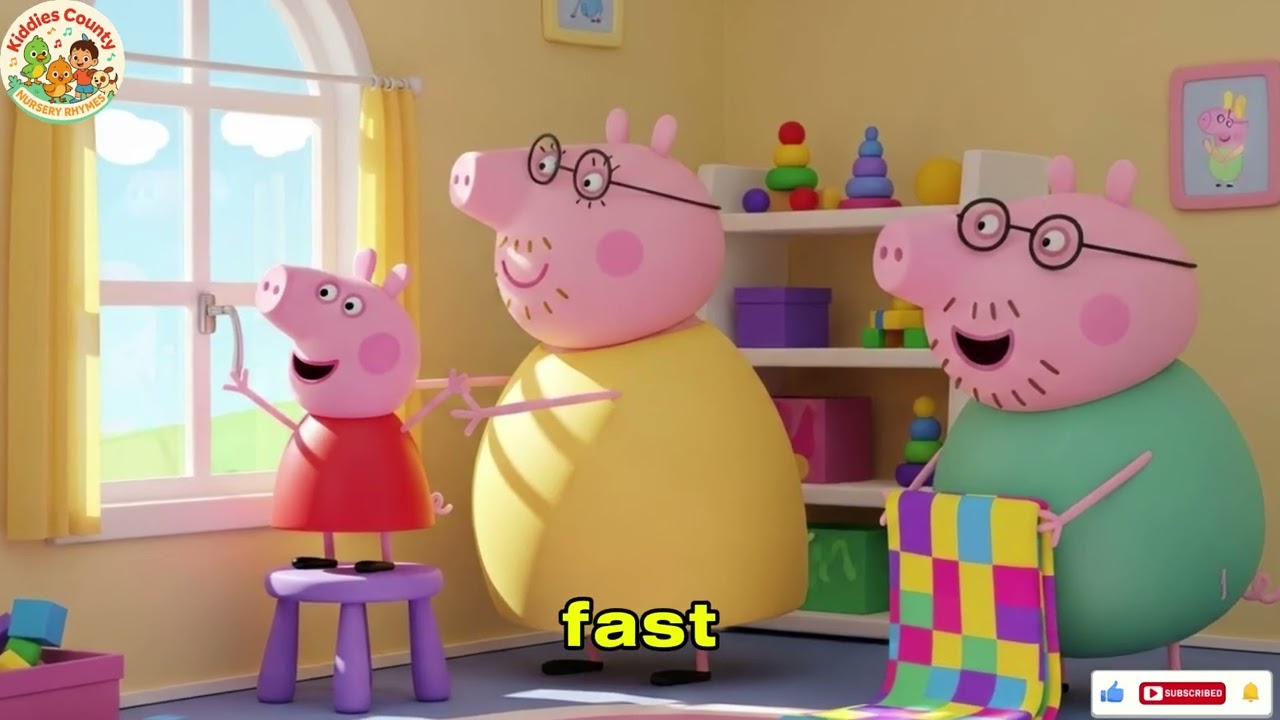 Peppa Pig Saves Her Family 🐷💖  Fun Kids Song & Rescue Story