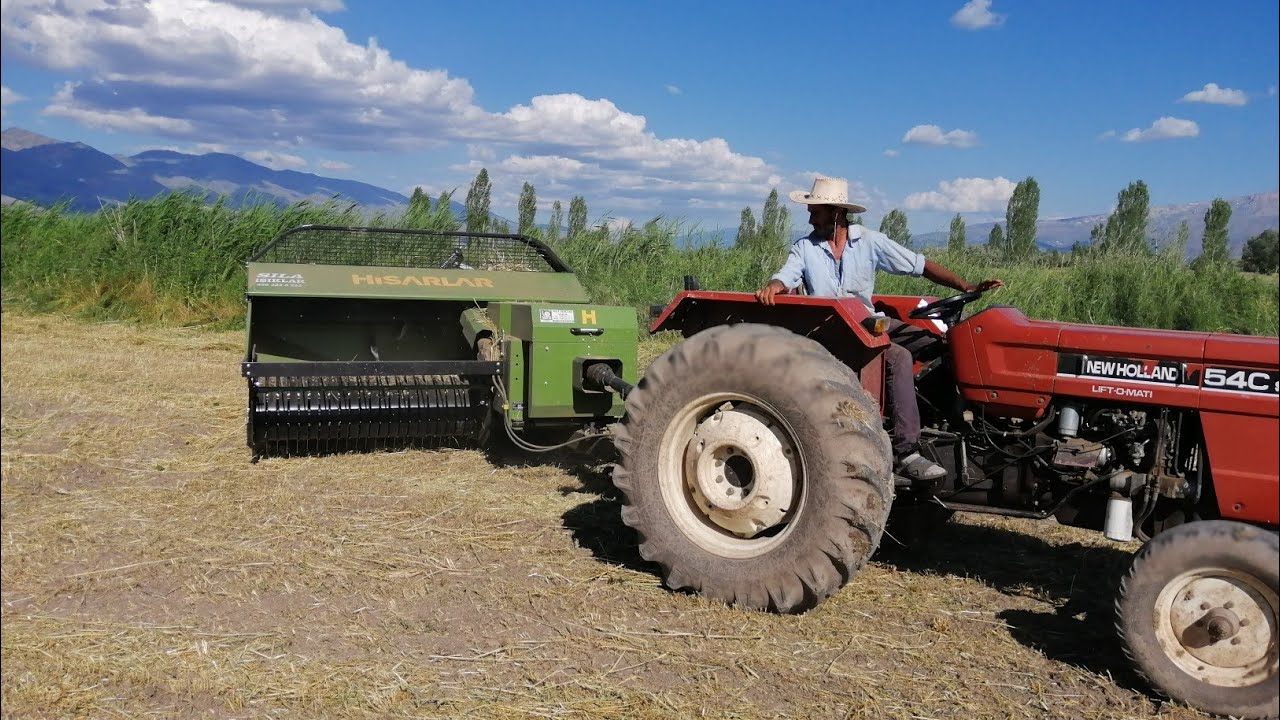 New Holland 54 C Special Hisarlar BM 2163 Balya Yapıyoruz 5''li Karışım