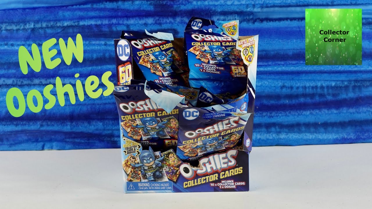 Открытие набора коллекционных карточек DC Ooshies