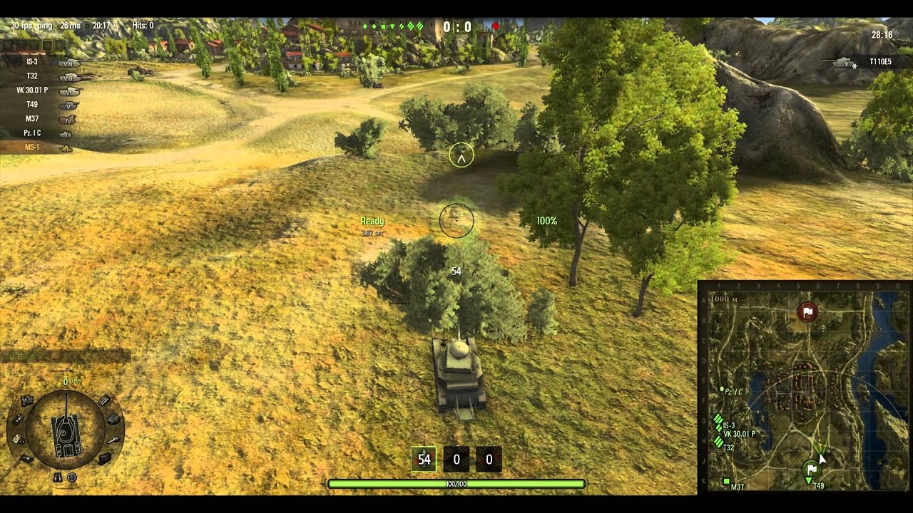World of Tanks - How to hide your tank