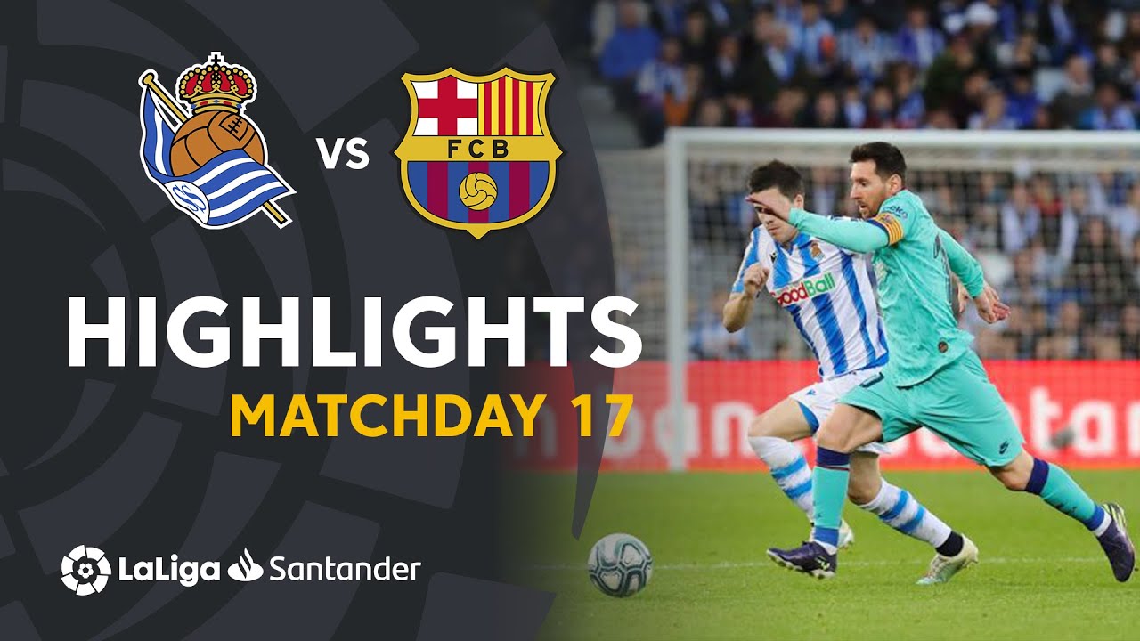 Highlights Real Sociedad vs FC Barcelona (2-2) - YouTube