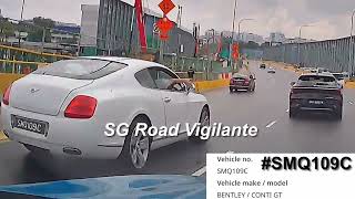 5apr2026 #SMQ109C bentley continental gt driving off with hands on his head & hit #SNY6561K byd atto