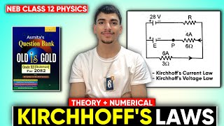 Kirchhoff’s Laws Class 12 NEB Physics 🔥 | KCL & KVL Explained with Numericals | GoalX | Sure Shot