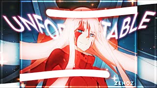 Zero Two - Unforgettable [Edit/AMV]! 4K Scrap!!