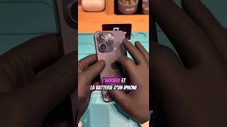 Remplacement vitre arrière et batterie IPHONE 15 PRO 🖌️ #iphone #repair