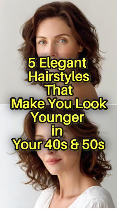 5 Elegant Hairstyles for 40s & 50s Women | Refresh Your Look & Feel Younger #shorts