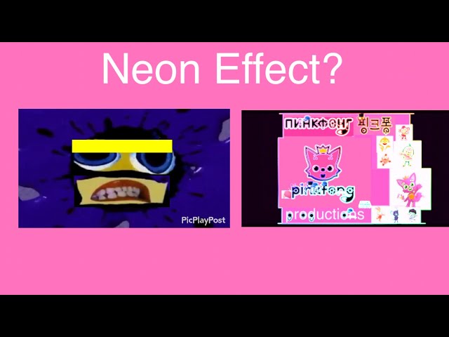 (PINKFONG LOGO BLOOPERS 5 IS BACK!) Pinkfong Logo Bloopers 5 Take 162: Neon Effect?