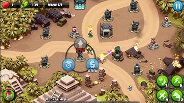 Alien Creeps TD - Level 9 Criss Crossing - Spec Ops Mode (Without Tesla and Support)