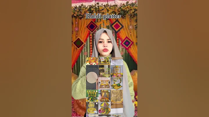 DIY haldi platter #shorts #shortfeed #trending #trendingshorts #ytshorts #viralreels #viralcrafts
