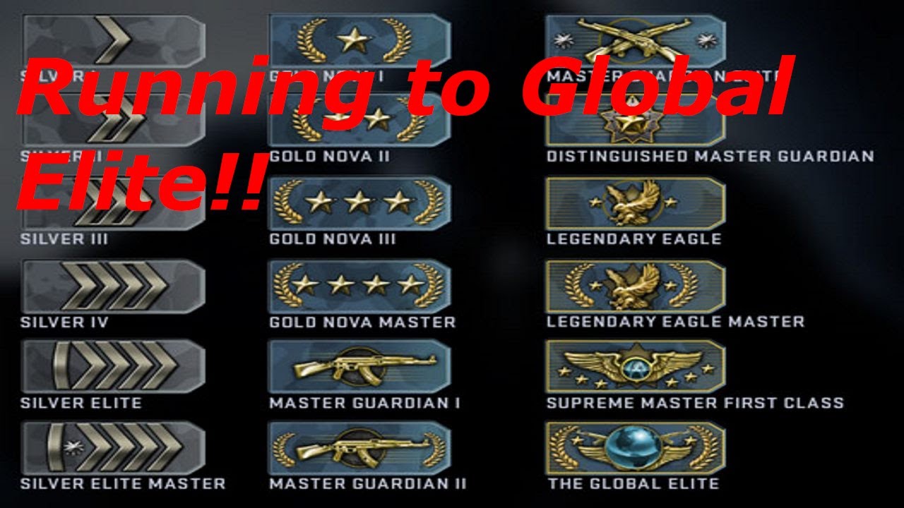 CS:GO Running to Global Elite: Wingman mode