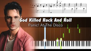 How to play the piano part of God Killed Rock and Roll by Panic! At The Disco