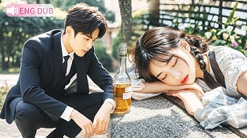 Drunk poor girl collapses on street, CEO falls for her instantly💕#kdrama #ceo #film