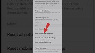How to Reset Network Settings on Samsung Galaxy F23 #shorts