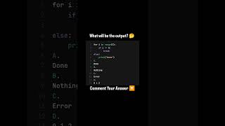 Loop Ke Saath Else 😳🔥 | Python Trick #shorts #coding #python#trending