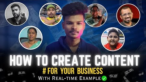 3 Simple Steps to create content for Any businesses in Tamil 💯❤️