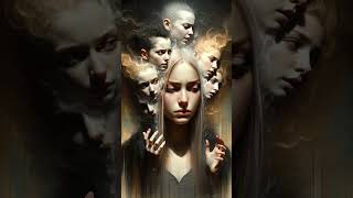When your thoughts become monsters #psychology #darkfantasy #art