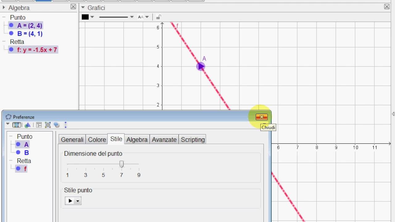 Tutorial Geogebra: familiarizzare con gli strumenti più semplici