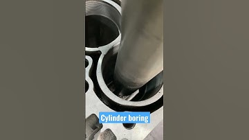 Engine cylinder boring sleeving bore/sleeve #machining #machineshop #engine #shorts