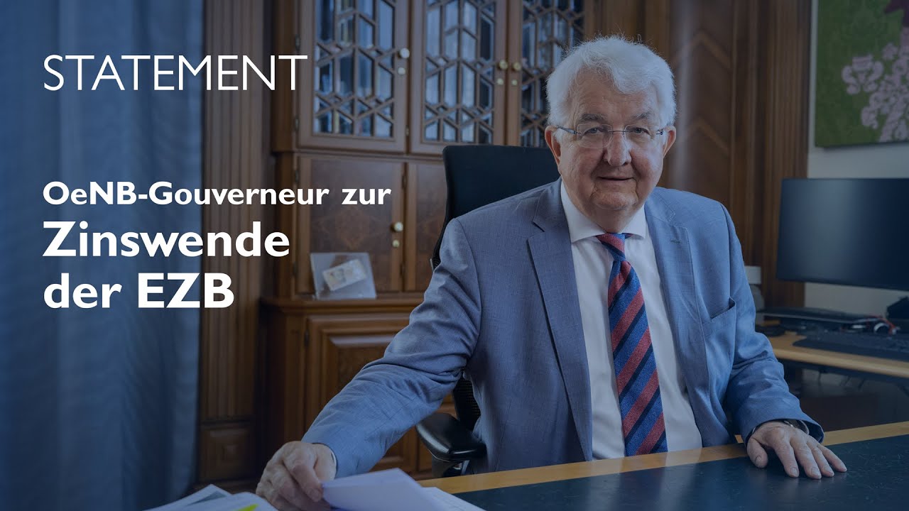 OeNB-Gouverneur Holzmann zur Zinswende der EZB