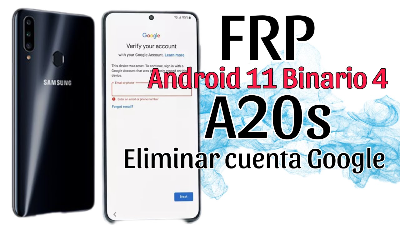 eliminar cuenta google a20s | FRP samsung A20s BINARIO 4 android 11 ...