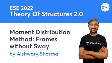 L 36 | Moment Distribution Method: Frames without Sway | Theory Of Structures 2.0 #ESE